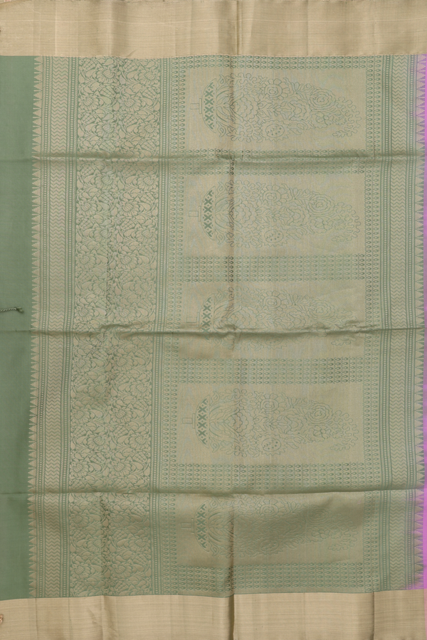 Soft Silk Saree In Pink With Stripes Design