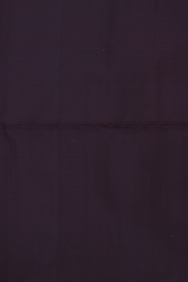 Soft Silk Saree In Dusty Purple With Checks Design