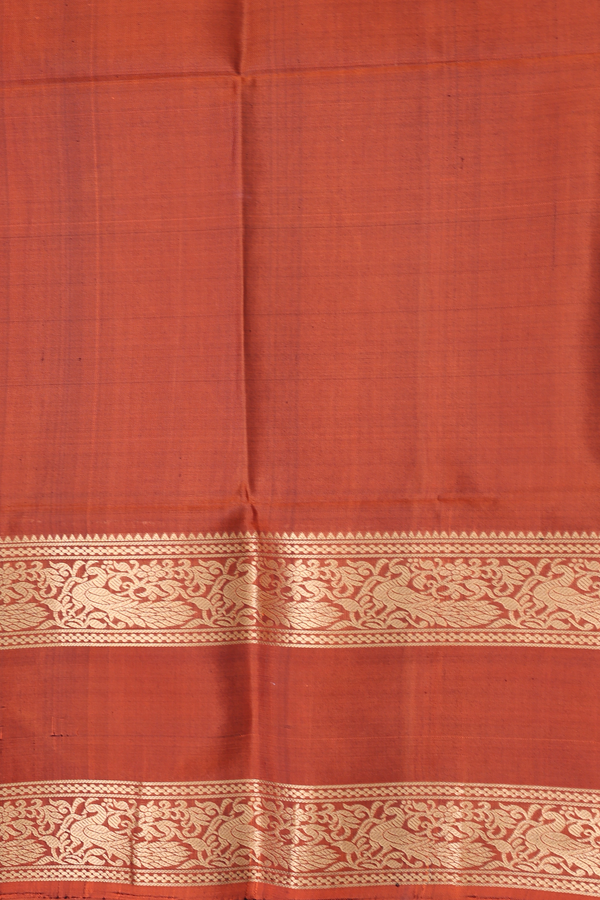 Soft Silk Saree In Grape Purple With Peacock Buttas