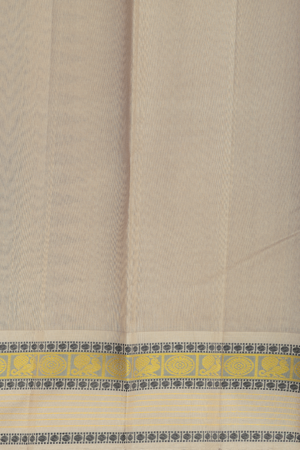 Kanchipuram Silk Saree In Chilli Red With Stripes Design