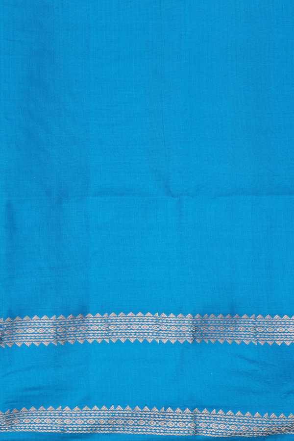 Soft Silk Saree In Saffron Yellow With Checks Design