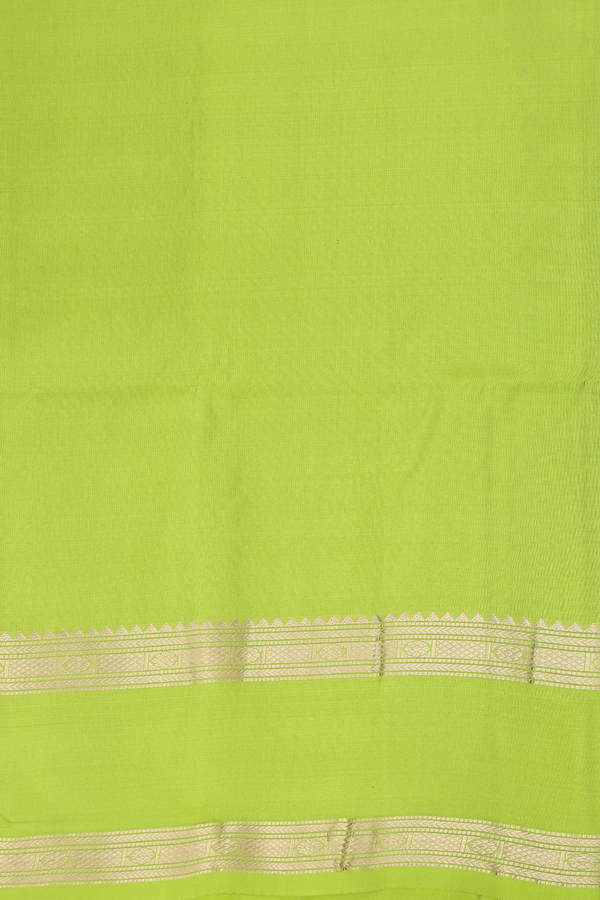 Soft Silk Saree In Coffee Brown With Checks Design