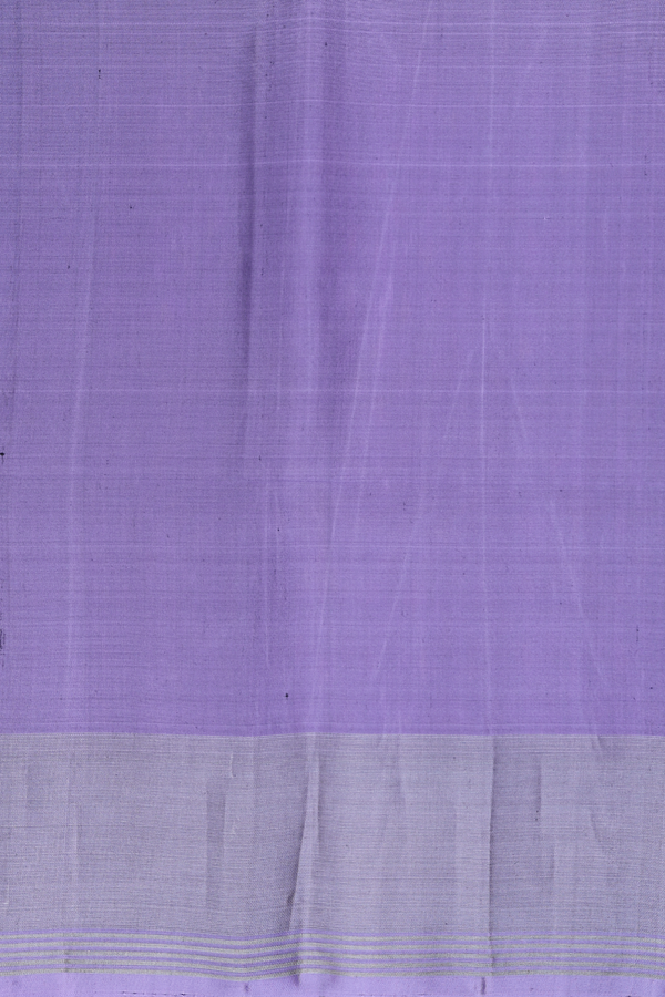 Soft Silk Saree In Grape Purple With Diamond Design