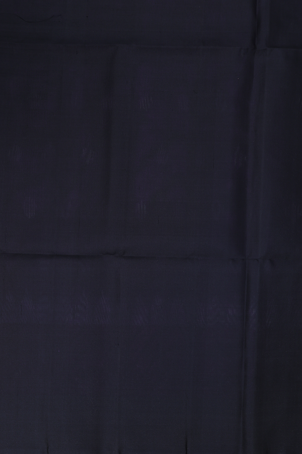 Soft Silk Saree In Grape Purple With Ikat Buttas