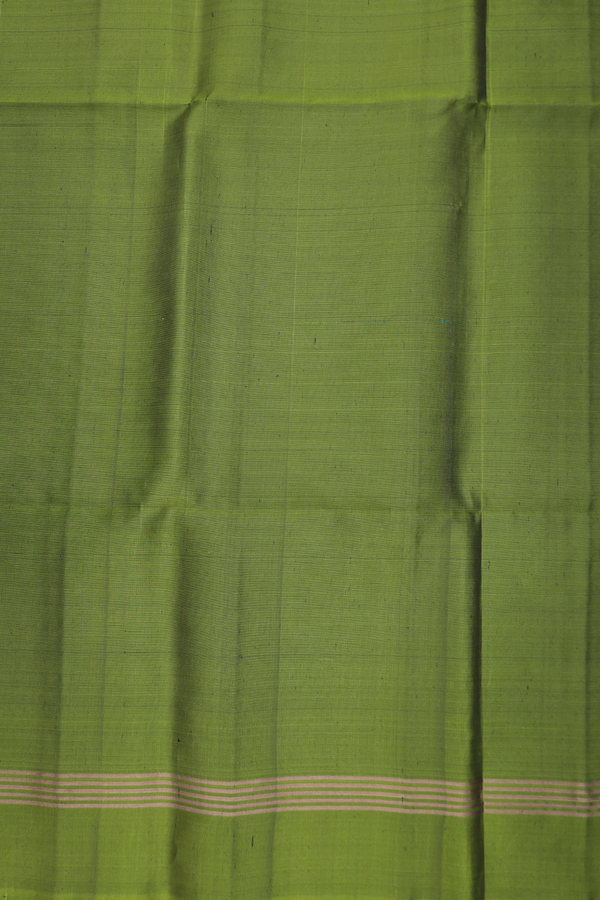 Soft Silk Saree In Teal Green With Kolam Buttas