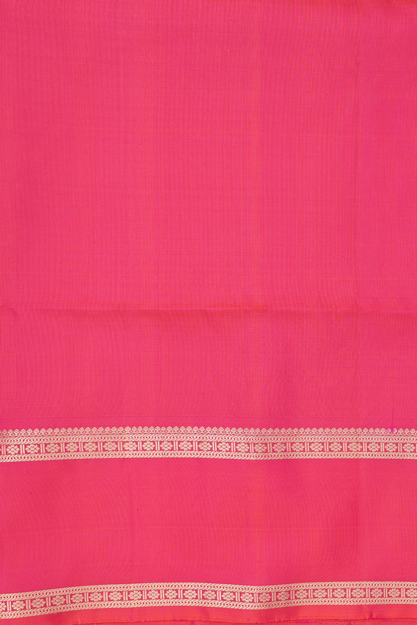 Soft Silk Saree In Green And White With Checks Design