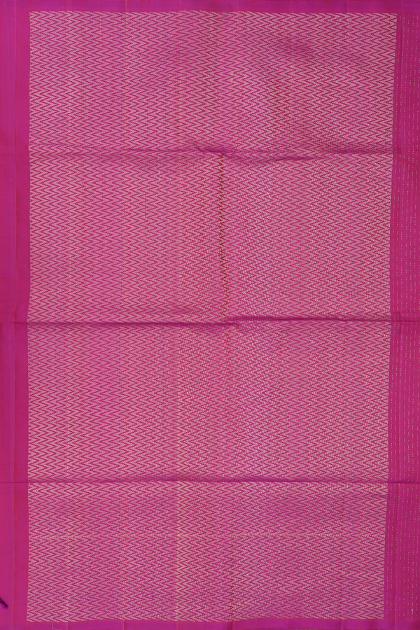 Soft Silk Saree In Deep Mulberry With Stripes Design