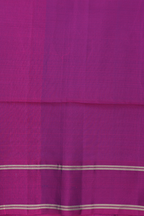 Soft Silk Saree In Dusty Purple With Floral Buttas