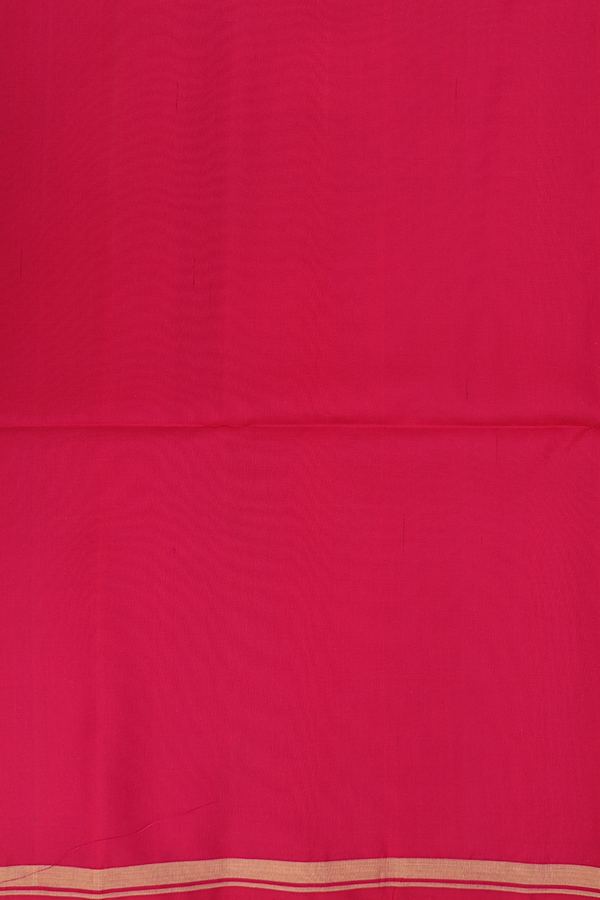 Soft Silk Saree In Red With Elephant Motifs