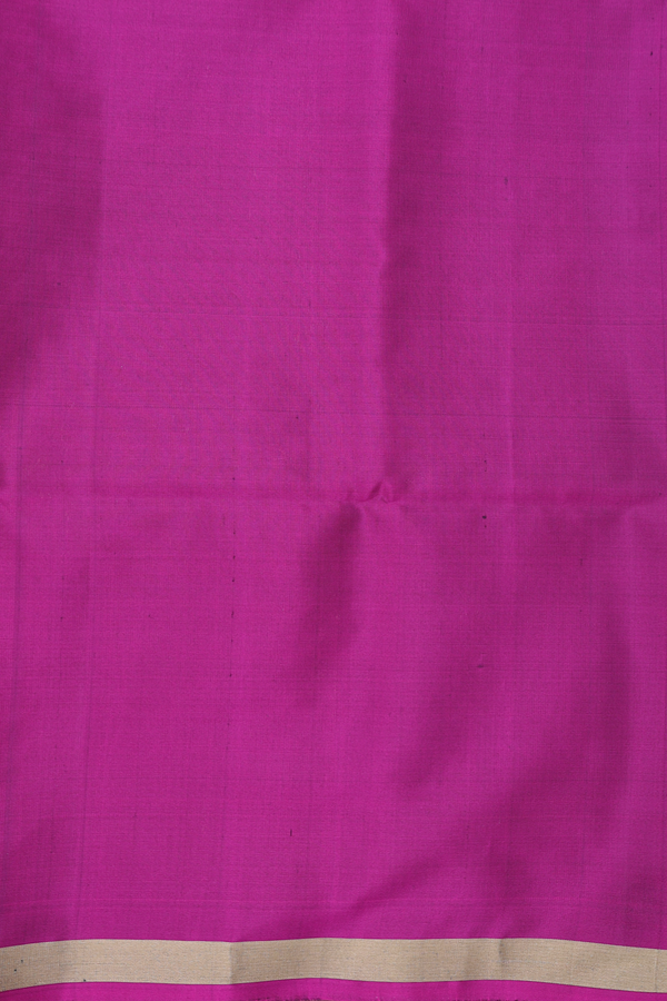 Soft Silk Saree In Midnight Blue With Zari Motifs