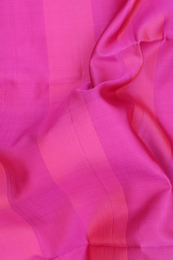 Soft Silk Saree In Pink And Purple With Stripes Design