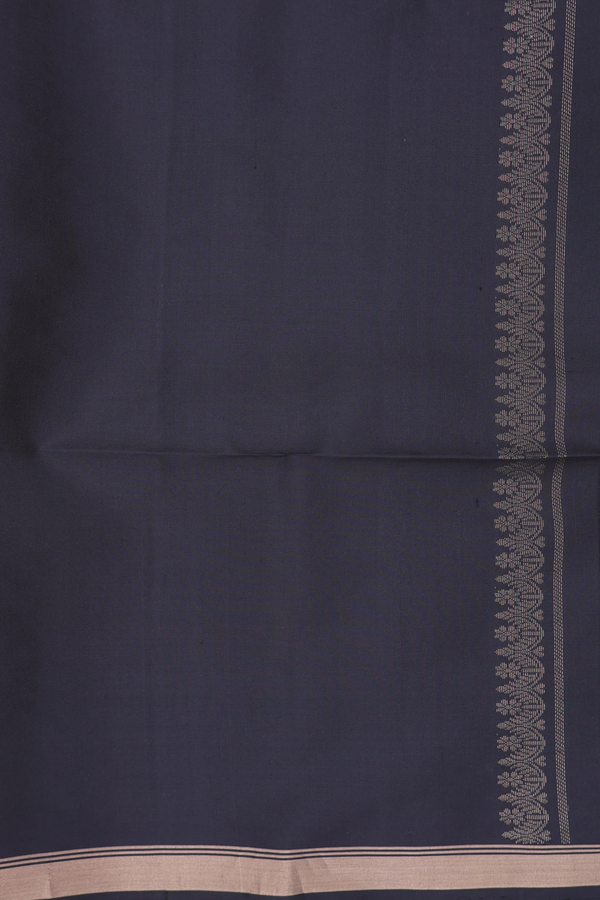 Soft Silk Saree In Golden Brown With Zari Buttas