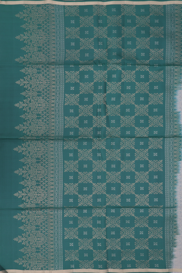 Soft Silk Saree In Brown With Zari Buttas