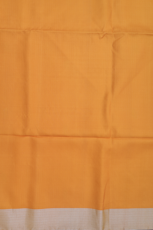 Soft Silk Saree In Yellow With Paisley Buttas