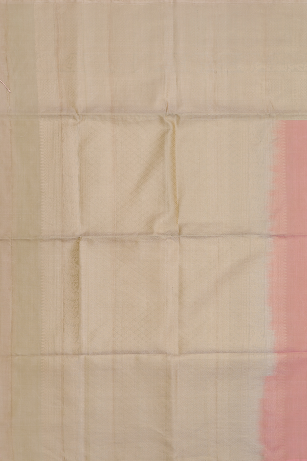 Soft Silk Saree In Dusty Rose With Floral Buttas