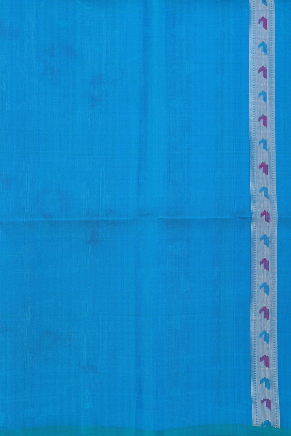 Raw Silk Saree In Pink With Floral Buttas