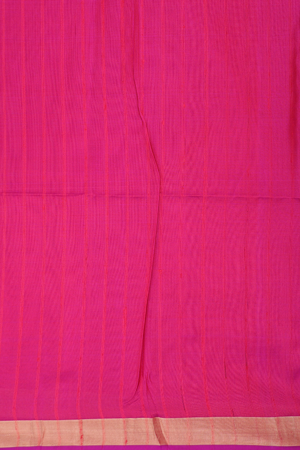Soft Silk Saree In Pink With Self Stripes Design