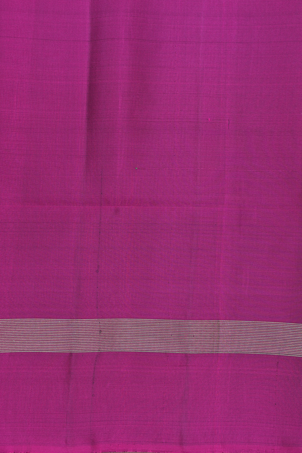 Soft Silk Saree In Emerald Green With Floral Motifs