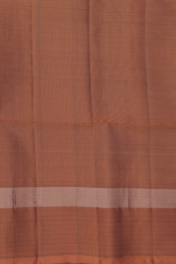 Soft Silk Saree In Forest Green With Zari Buttas