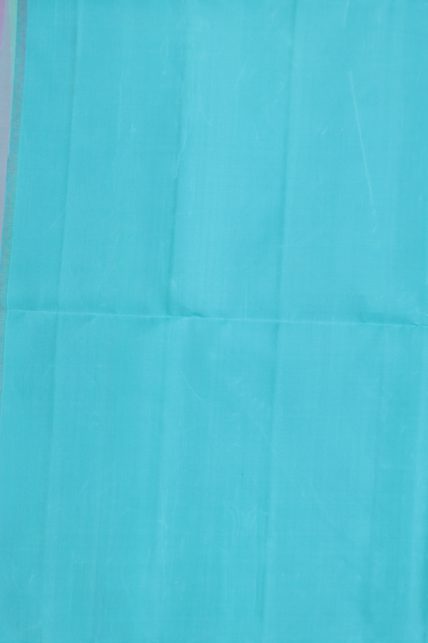 Soft Silk Saree In Green And Pink With Diamond Design
