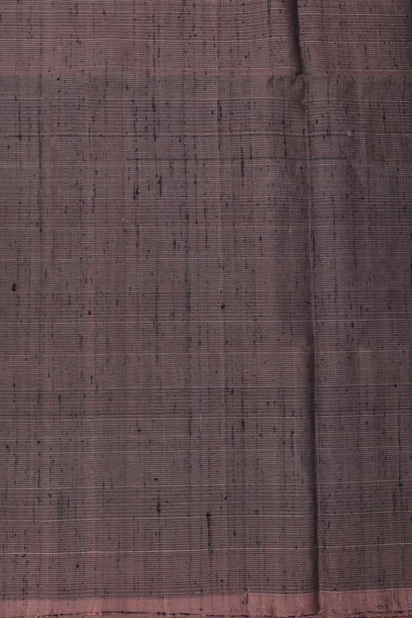 Soft Silk Saree In Brown With Checks Design