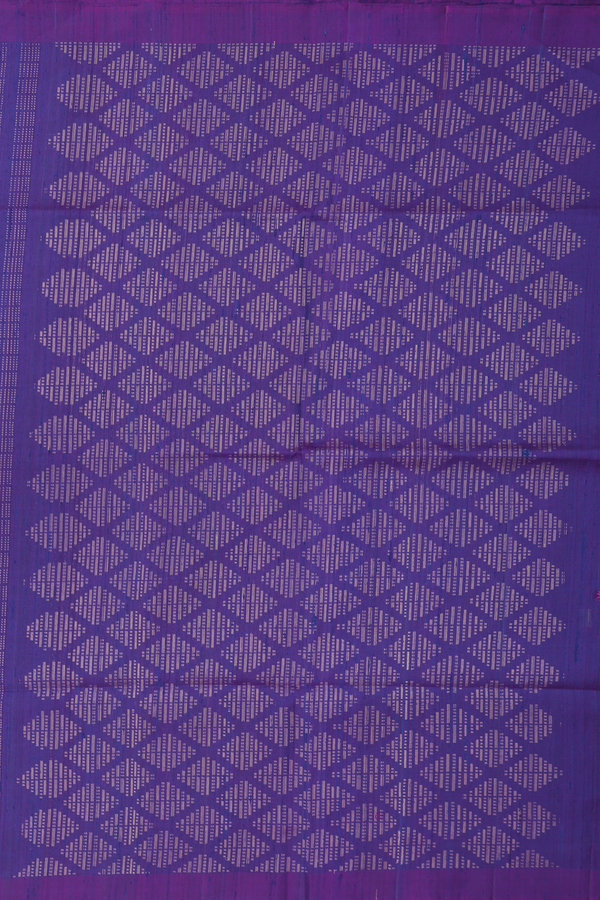 Raw Silk Saree In Dual Tone With Stripes Design