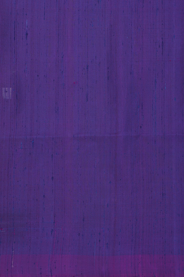Raw Silk Saree In Dual Tone With Stripes Design