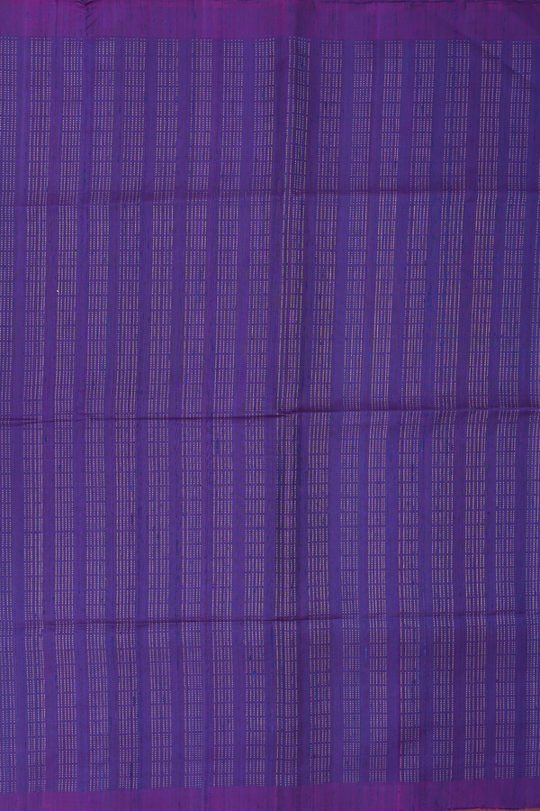 Raw Silk Saree In Dual Tone With Stripes Design