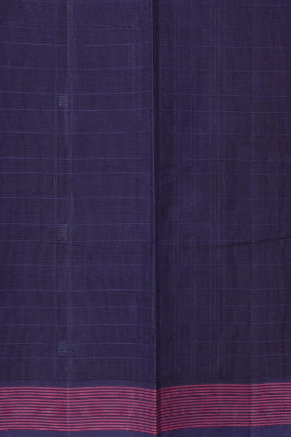 Kanchi Cotton Saree In Greyish Green With Stripes Design