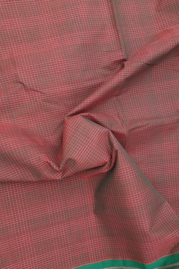 Coimbatore Cotton Saree In Manthulir With Checks Design