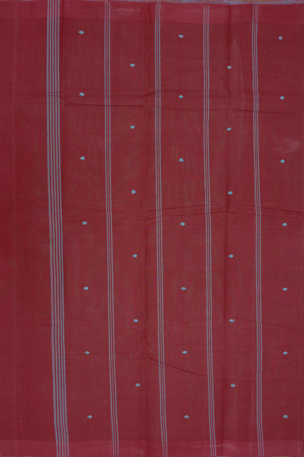 Allover Threadwork Buttis Sea Green Kanchi Cotton Saree