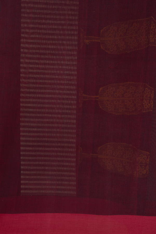 Coimbatore Cotton Saree Emerald Green With Threadwork Buttas