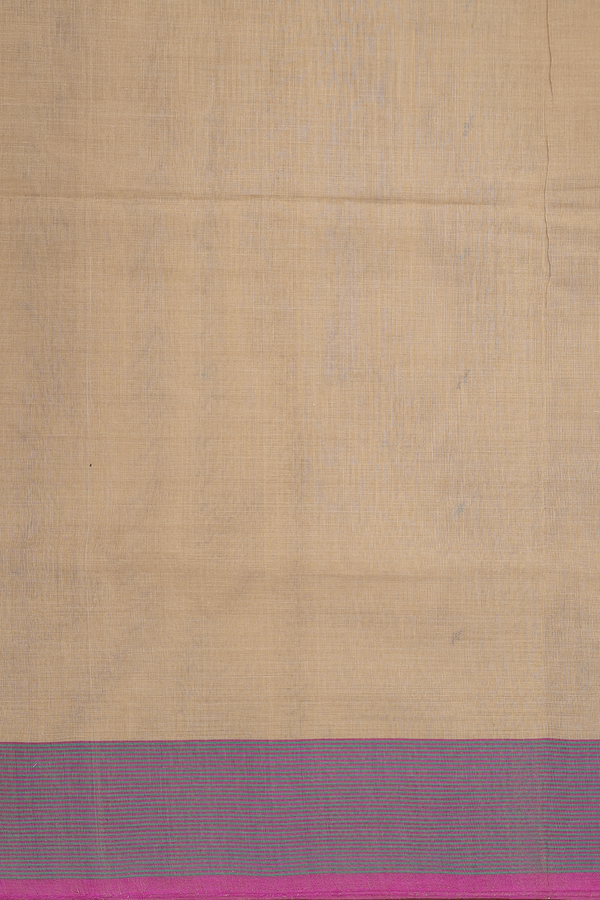 Coimbatore Cotton Saree In Brown With Threadwork Buttis