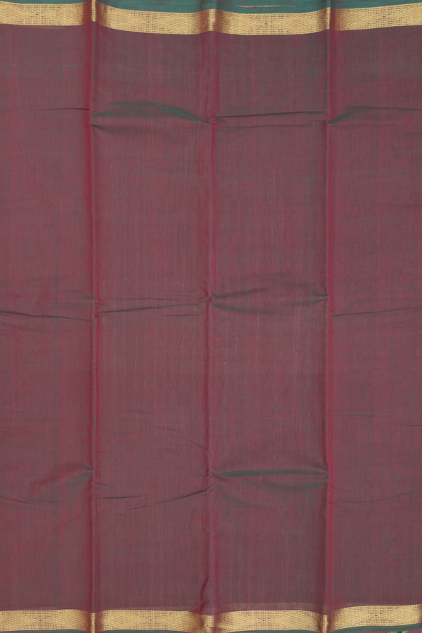 Kanchi Cotton Saree In Manthulir With Zari Border