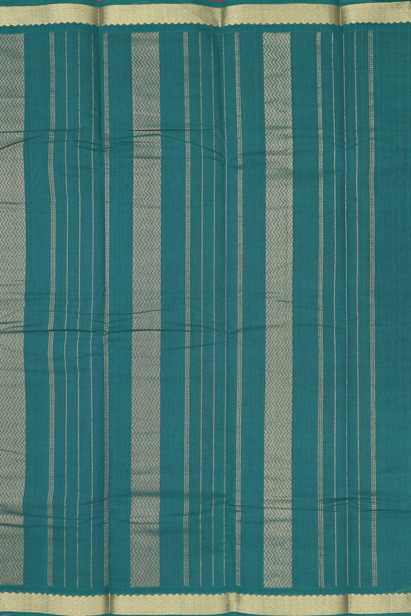 Kanchi Cotton Saree In Spiced Orange With Checks Design