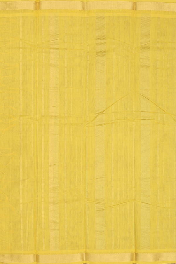 Kanchi Cotton Saree In Dark Oak Brown With Stripes Design
