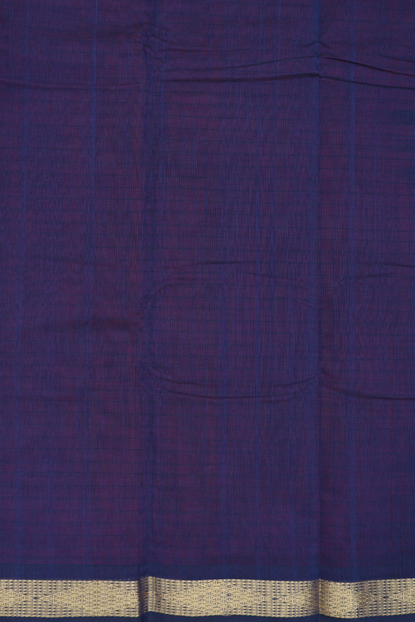 Kanchi Cotton Saree In Red With Checks Design