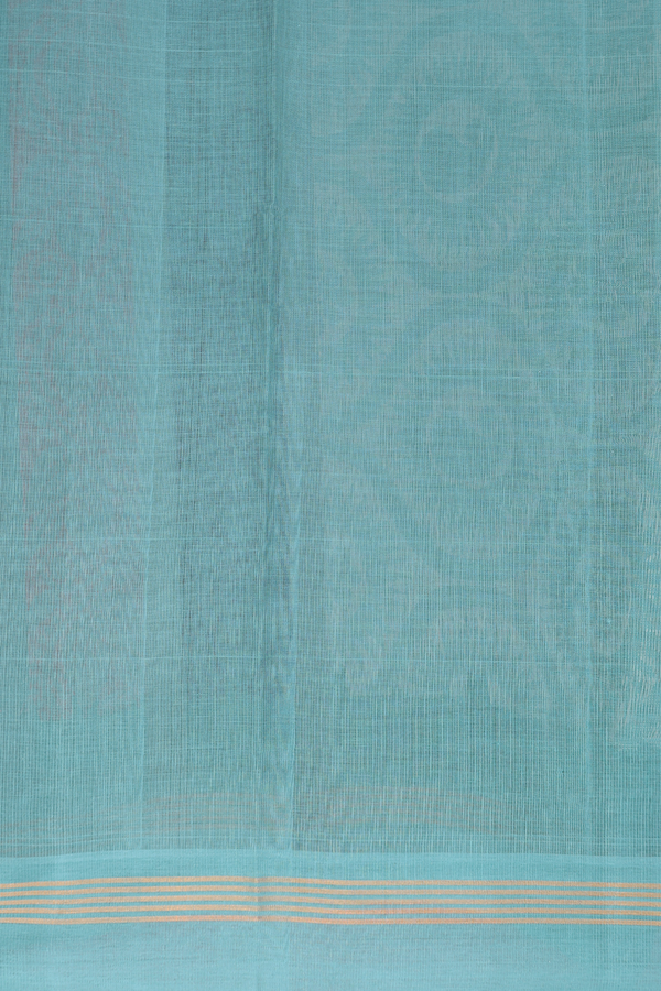Kanchi Cotton Saree In Dusty Brown With Paisley Buttas