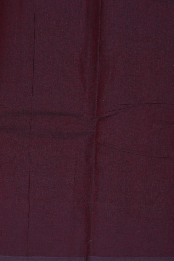 Kanchi Cotton Saree In Coffee Brown With Stripes Design