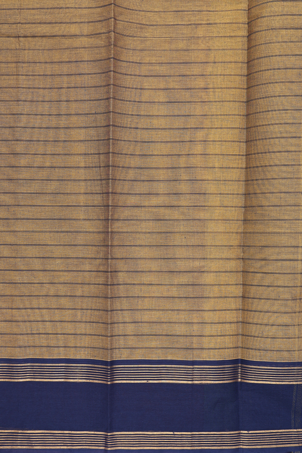 Kanchi Cotton Saree In Yellow With Checks Design