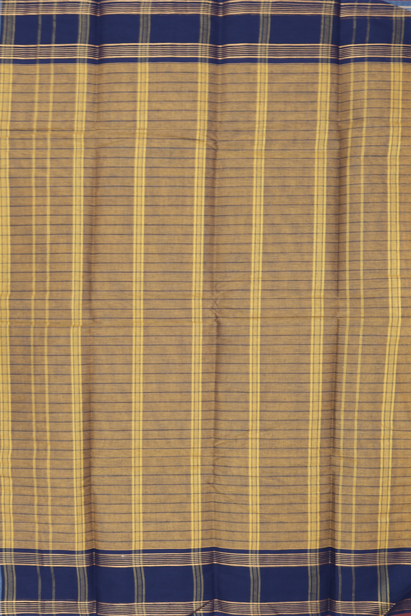 Kanchi Cotton Saree In Dual Tone With Checks Design