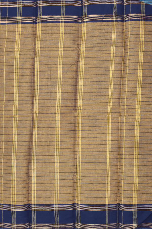 Kanchi Cotton Saree In Dual Tone With Checks Design