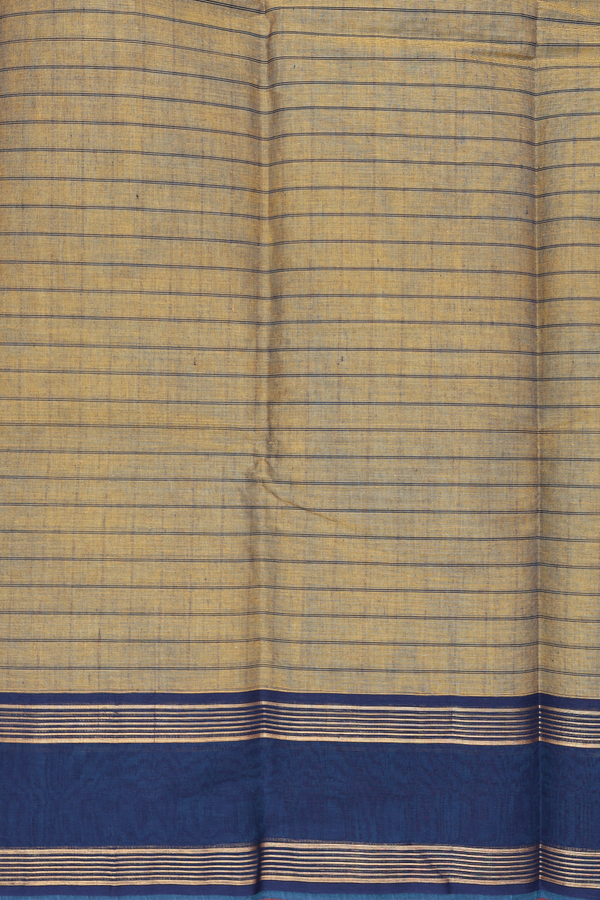 Kanchi Cotton Saree In Dual Tone With Checks Design
