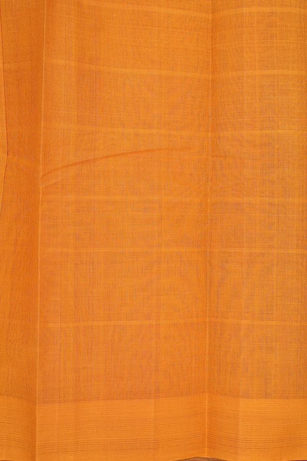Kanchi Cotton Saree In Dark Green With Diamond Buttas
