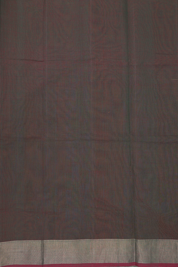 Coimbatore Cotton Saree In Dual Tone With Threadwork Buttas
