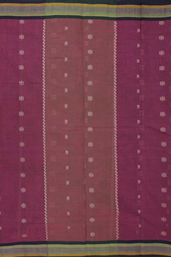 Coimbatore Cotton Saree Mauve And Dual Tone With Allover Design