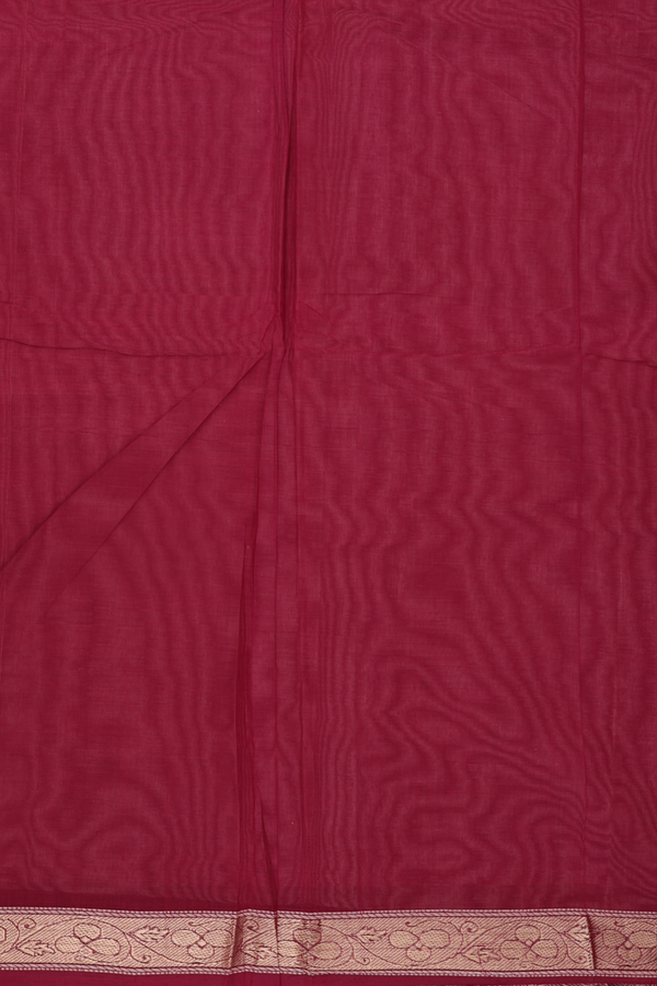Coimbatore Cotton Saree In Pink With Floral Design