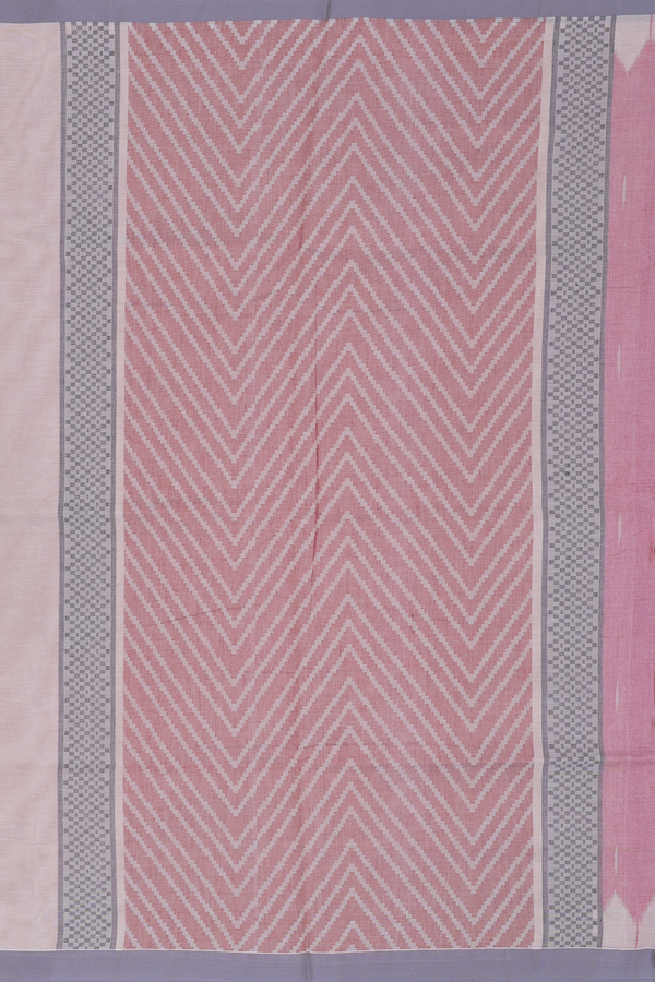 Coimbatore Cotton Saree In Dusty Pink With Malli Moggu Buttas