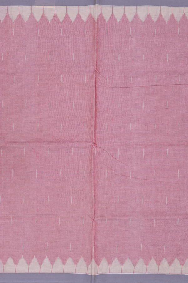 Coimbatore Cotton Saree In Dusty Pink With Malli Moggu Buttas