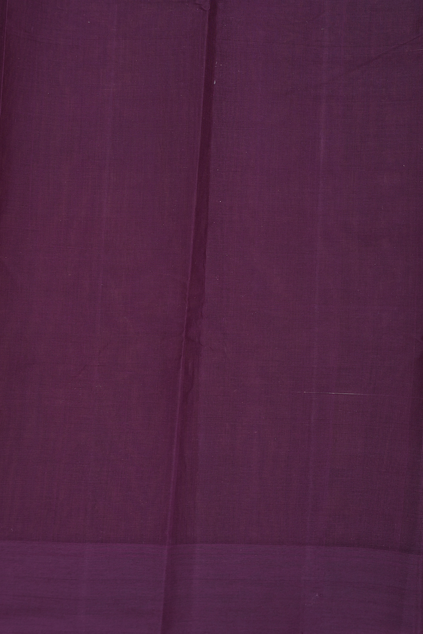 Kanchi Cotton Saree In Brown With Threadwork Buttas